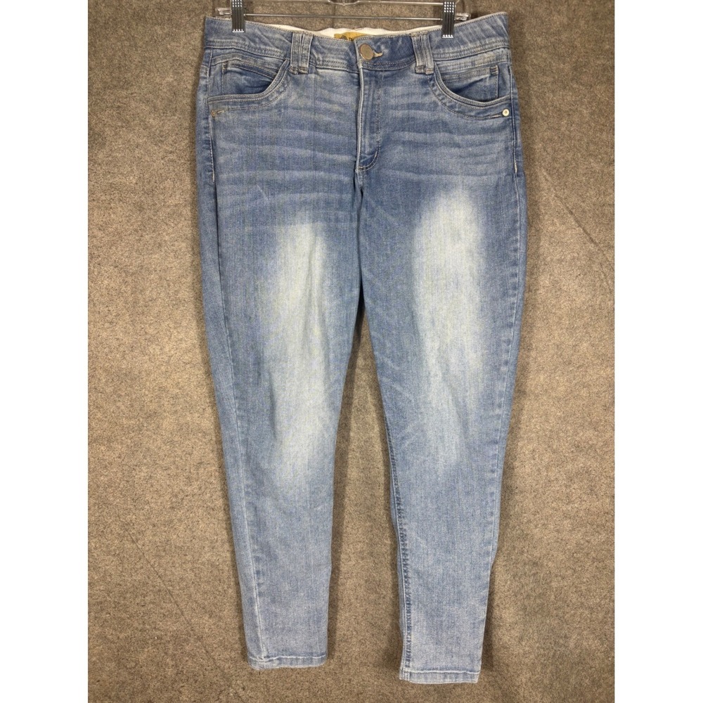 Democracy Ab Solution Skinny Jeans Womens 14 Light Wash Blue B1641N3QCXX Denim